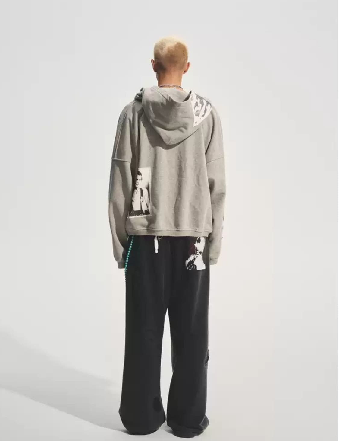 BASTARD Punk Print Hoodie 상품이미지4