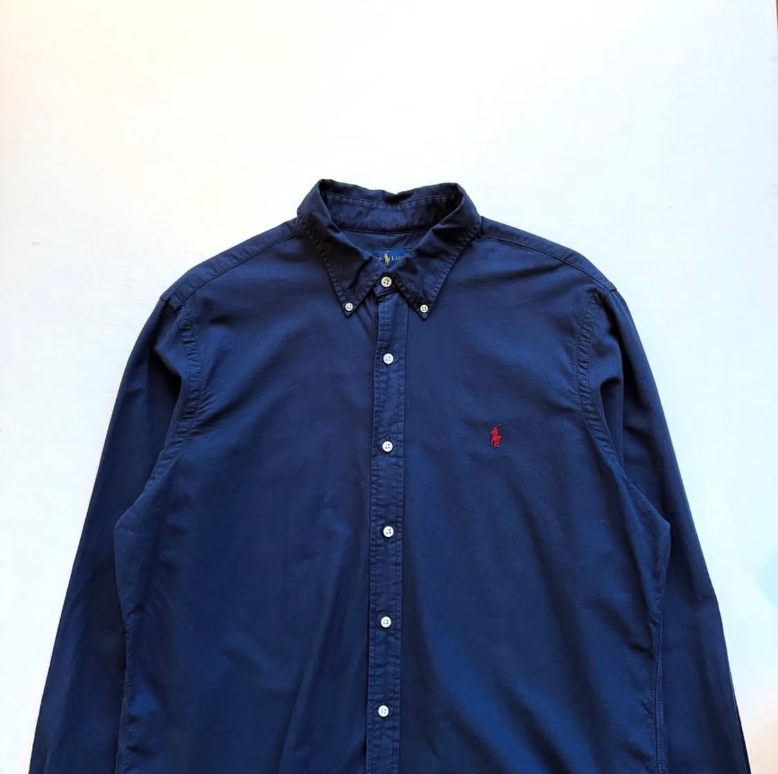 폴로랄프로렌 네이비 솔리드 셔츠 상품이미지1