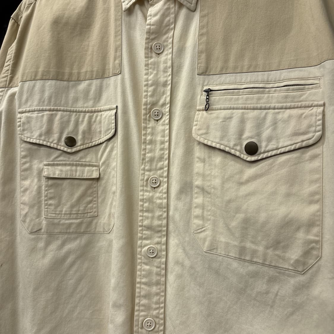90s 폴로 랄프로렌 백컨트리 라인 유틸리티 포켓 헌팅셔츠 N1095 상품이미지5