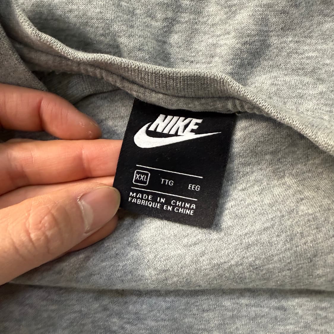 [XXL] 나이키 스몰로고 기모 맨투맨 1229T2 상품이미지4