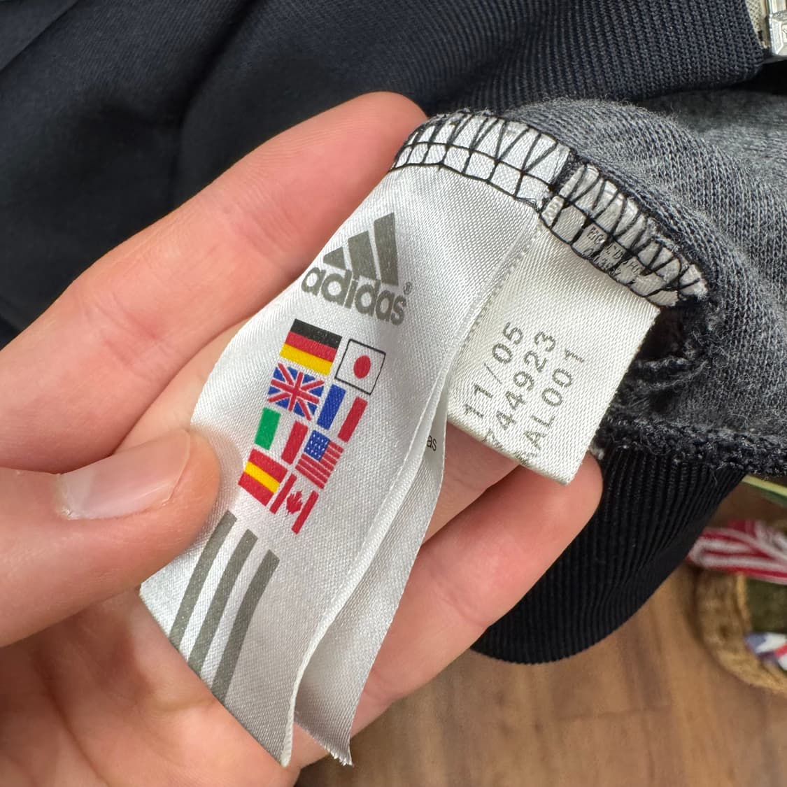 00s 아디다스 독일 월드컵 트랙자켓 전면 로고 포인트 레드 상품이미지8
