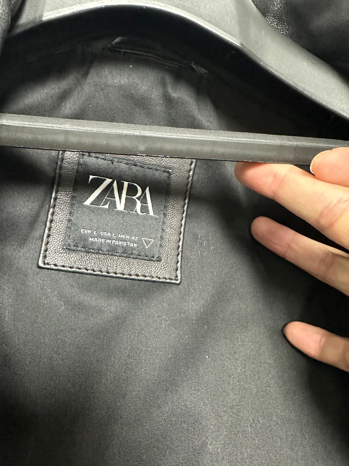 자라 양가죽 자켓 L 상품이미지4