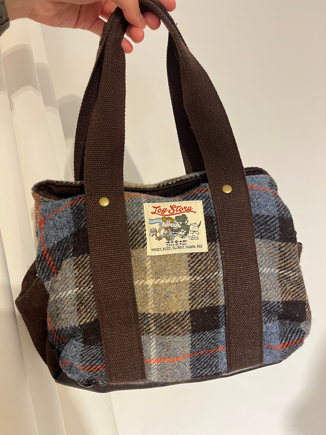 해리스 트위드 핸드백 👜 상품이미지5