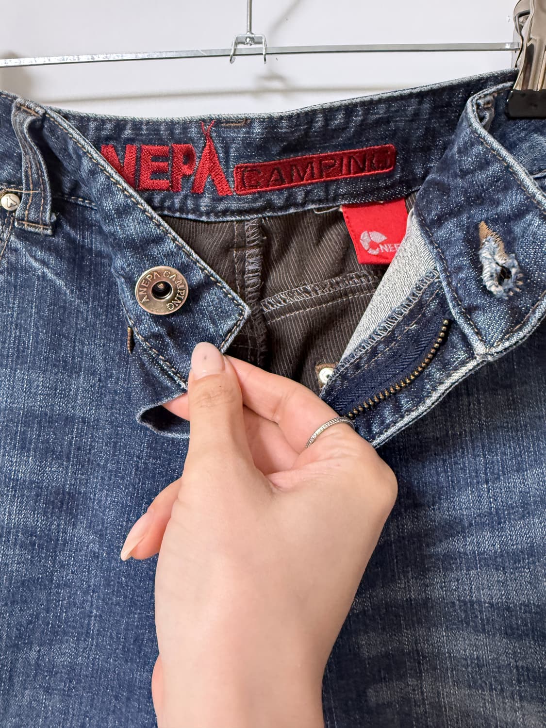 💙 NEPA 네파 데님 팬츠 32 / 데님 골덴 믹스 팬츠 💙 상품이미지7