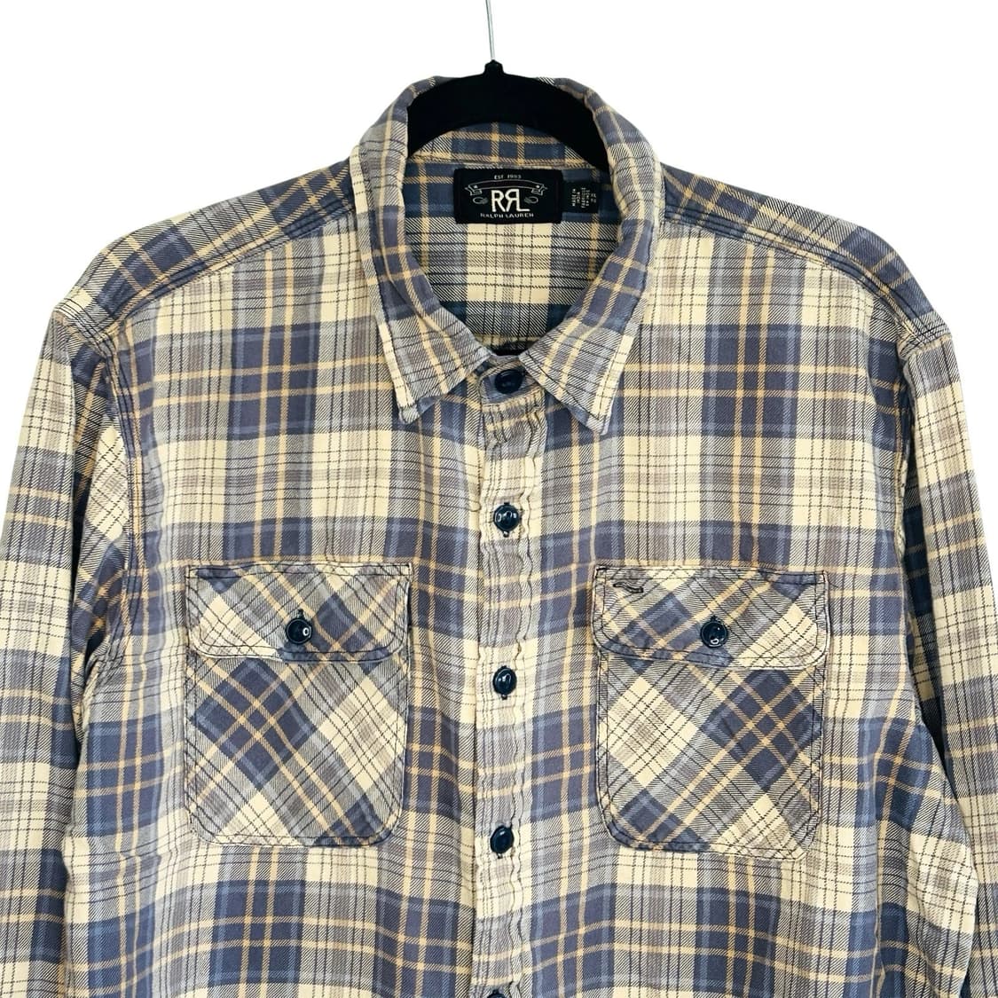 RRL 더블알엘 매트록 플래드 트윌 워크셔츠 상품이미지2