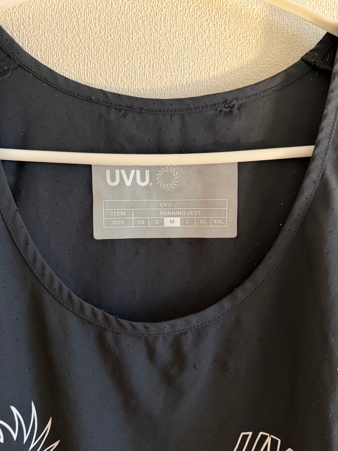 uvu 러닝 베스트 블랙 M 상품이미지5