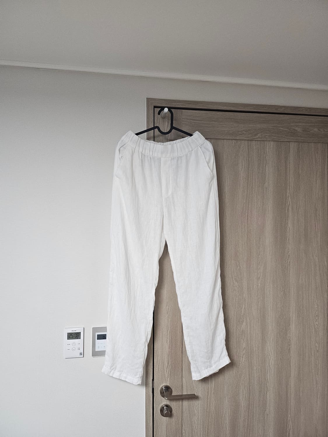 ZARA 화이트 린넨  팬츠 XS 상품이미지1