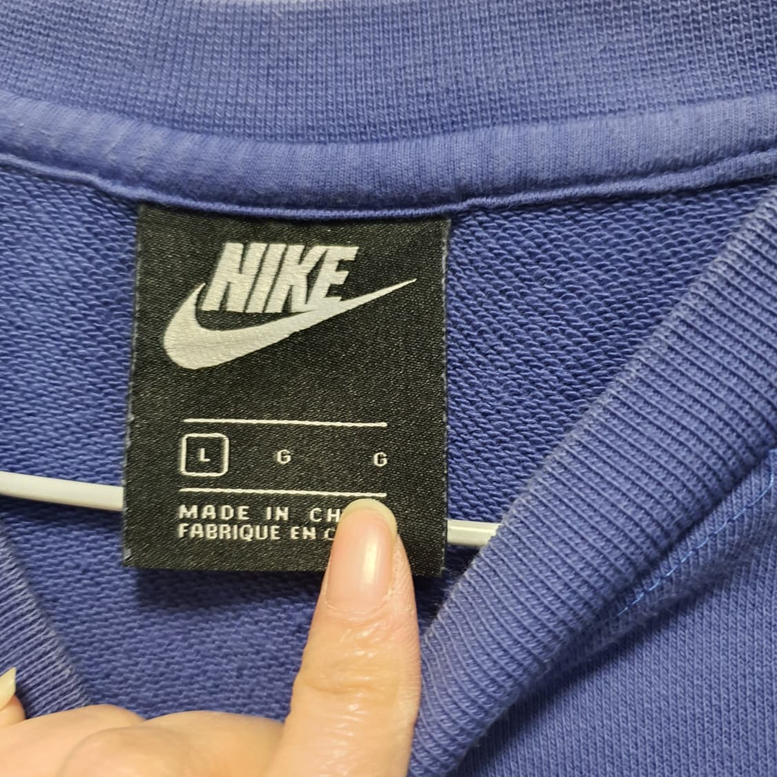 나이키 퍼플 맨투맨  상품이미지4