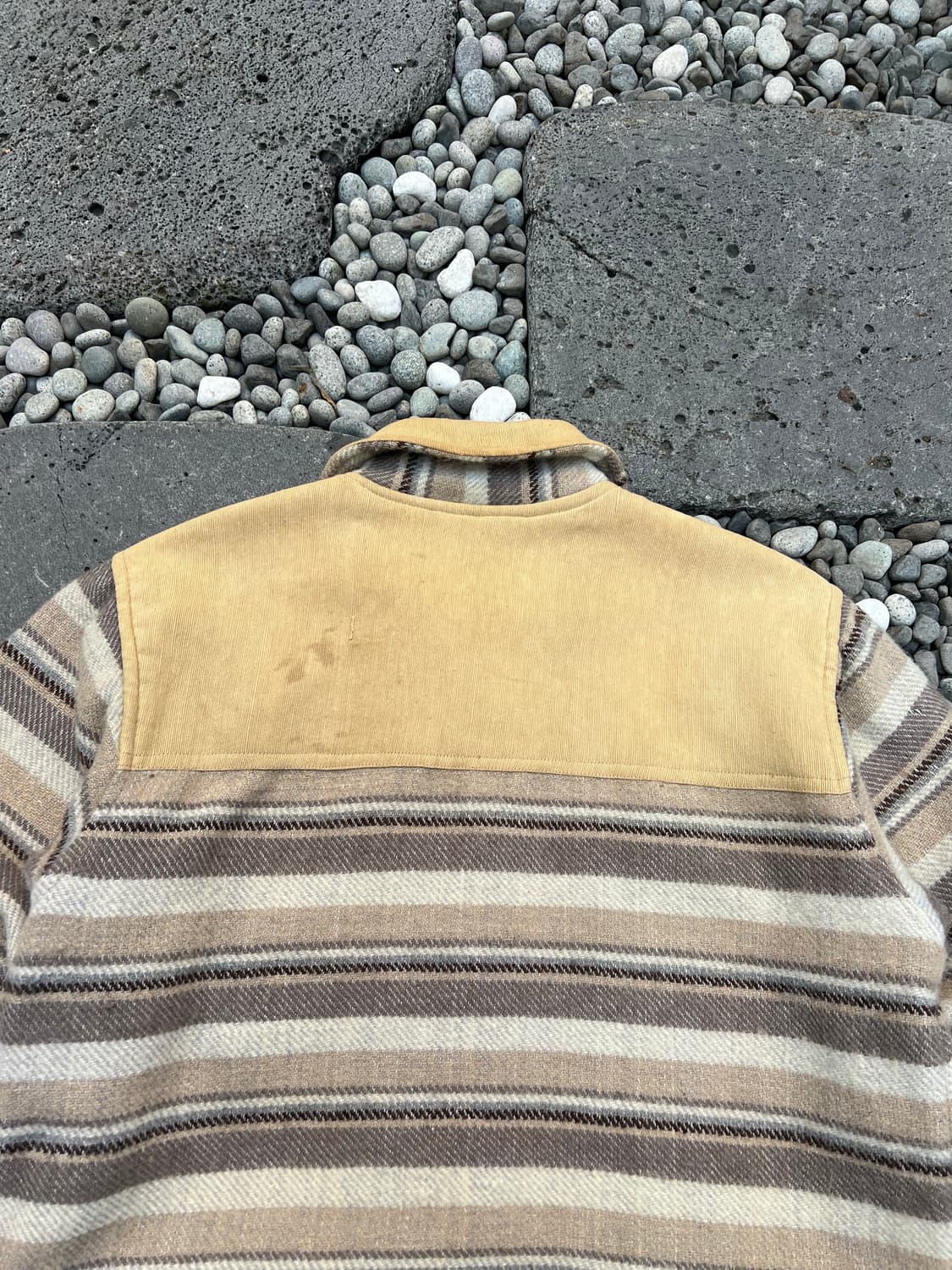 VINTAGE NATURALLY KOMODO 핸드메이드 우븐울자켓 상품이미지8