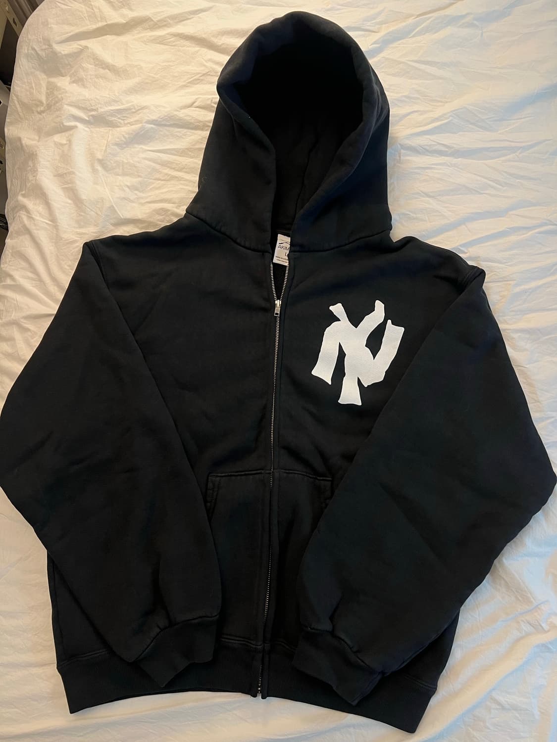 아킴보 클럽 뉴욕 후드집업 블랙 L akimbo club 상품이미지2