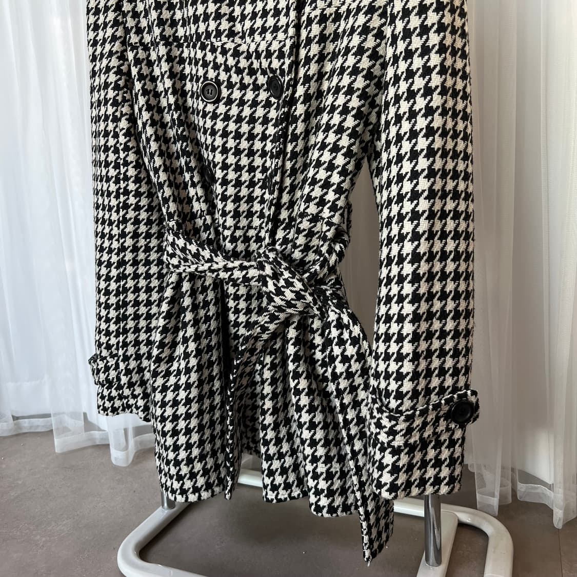 하운드투스 플레어 벨트 더블코트 상품이미지10