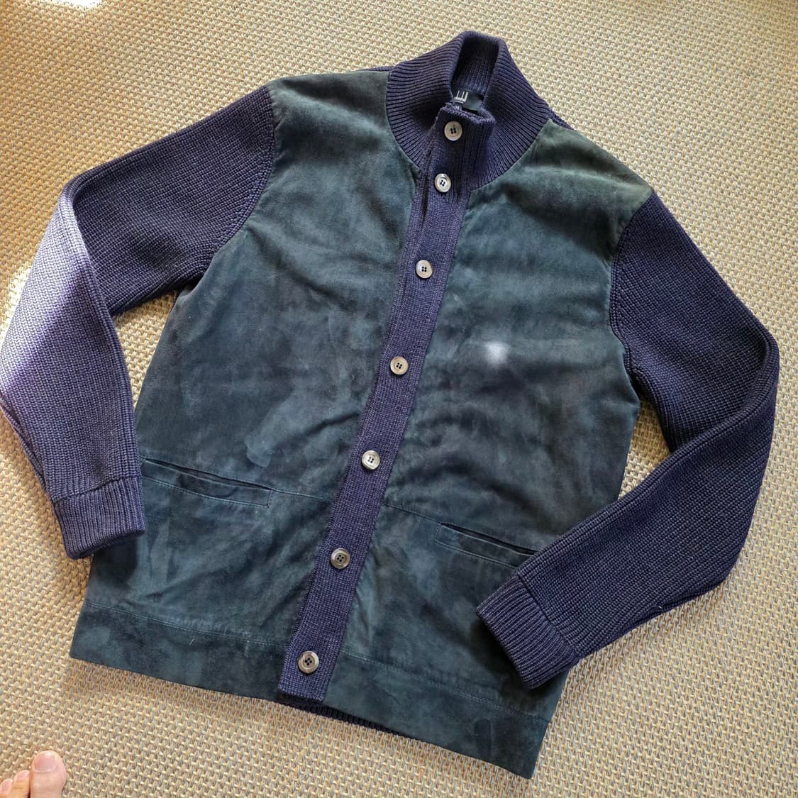 Dunhill 이탈리안 최고급 카프레더 스웨이드 니트 스웨터 가디건 상품이미지4