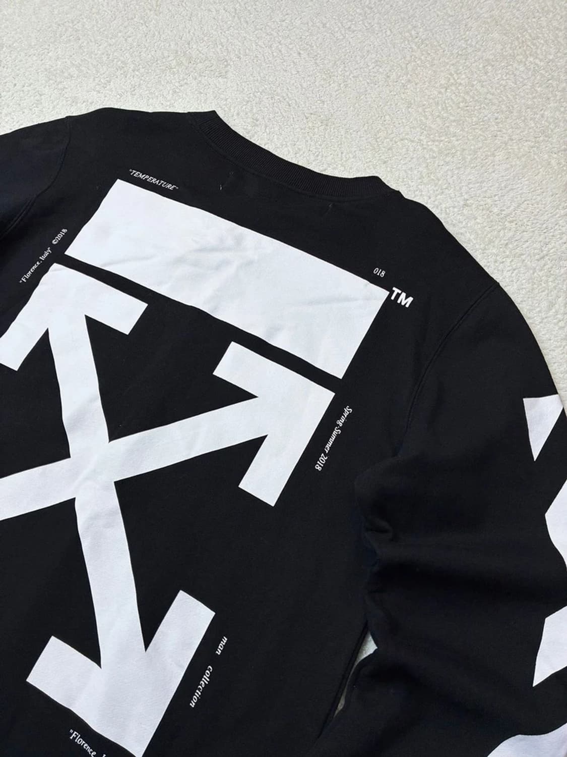 오프화이트 18SS 디아고날 모나리자 맨투맨 PN5857 상품이미지7