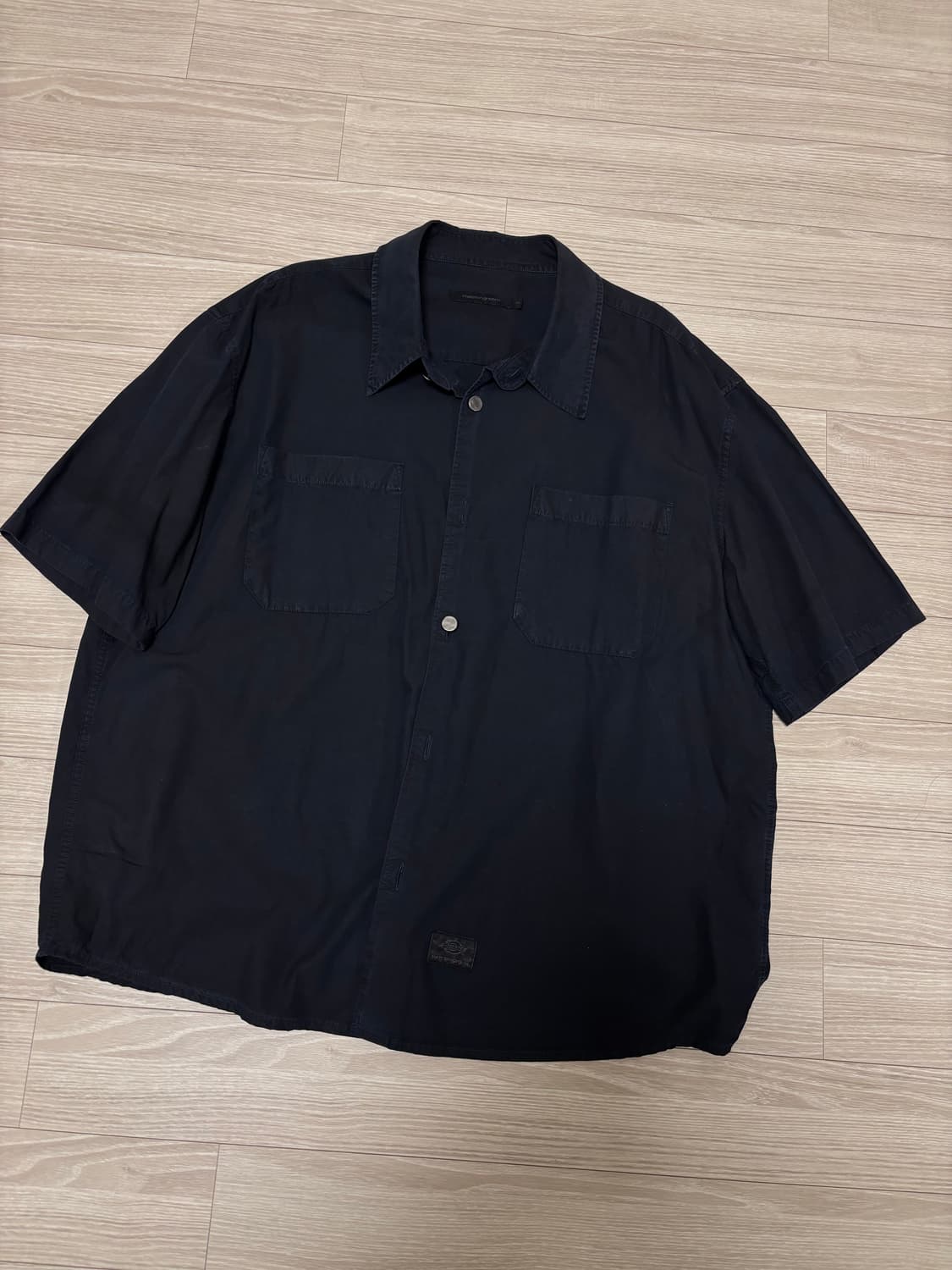 해칭룸 뮤지엄 워크 셔츠 네이비 3 상품이미지3