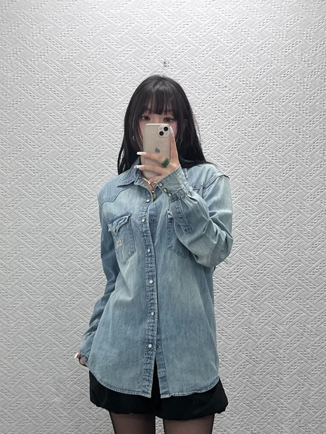 데님앤서플라이 랄프로렌 컨트리 빈티지 데님셔츠 M C10738 상품이미지2