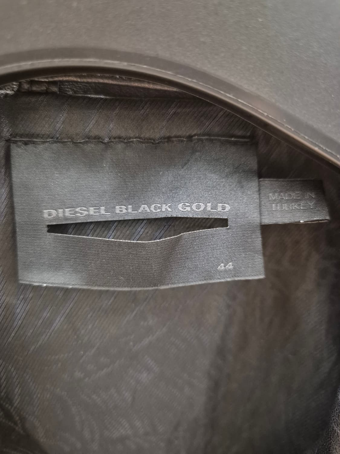 디젤 블랙골드 가죽 라이더 자켓 44 상품이미지7