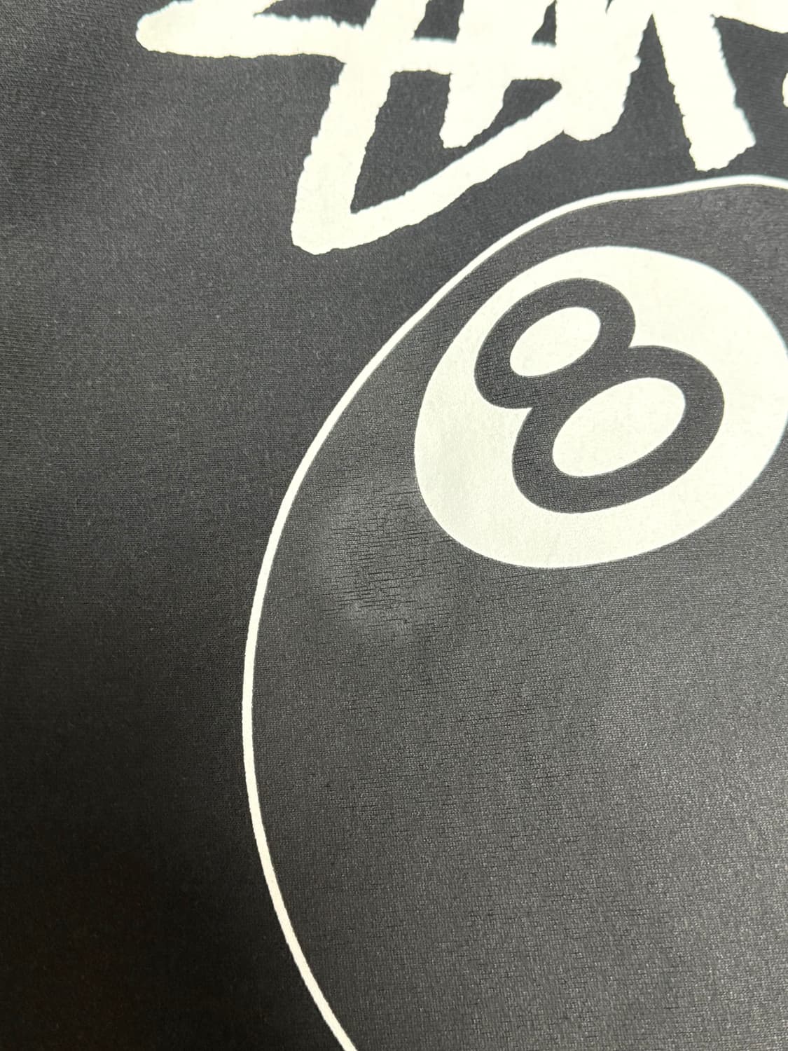 스투시 8볼 후드 집업 블랙 22SS M 상품이미지5