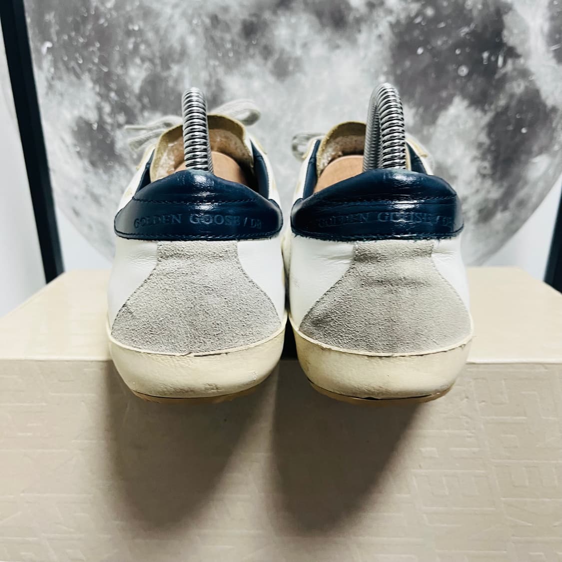 정품 39) 골든구스 네이비탭 스니커즈 250~255 상품이미지4