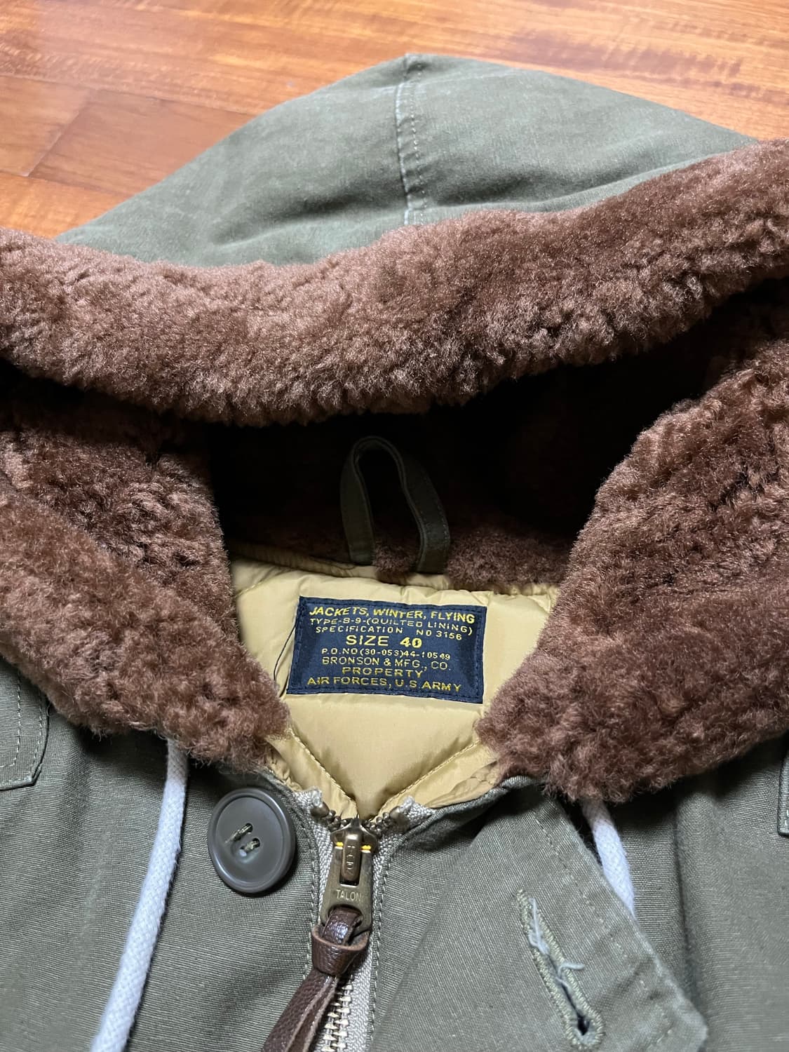 브론슨 B-9 플라이트 다운 파카 상품이미지4