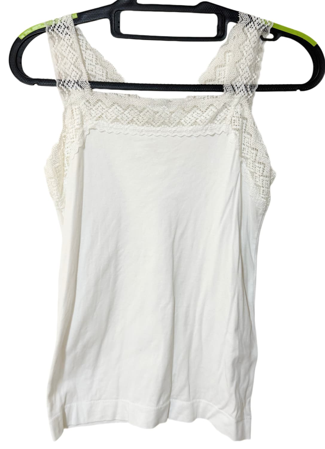 핀터 모리걸 템 레이스 브이넥 빈티지 나시 슬리브리스 상품이미지3