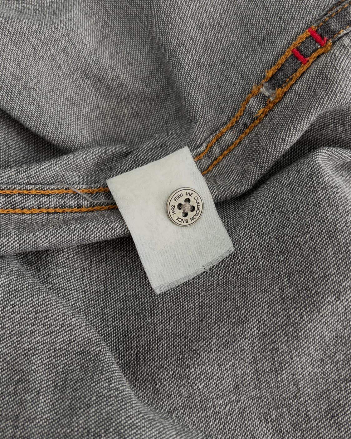 [L-XL]FUBU 후부 올드스쿨 흑청 데님 셔츠 상품이미지10