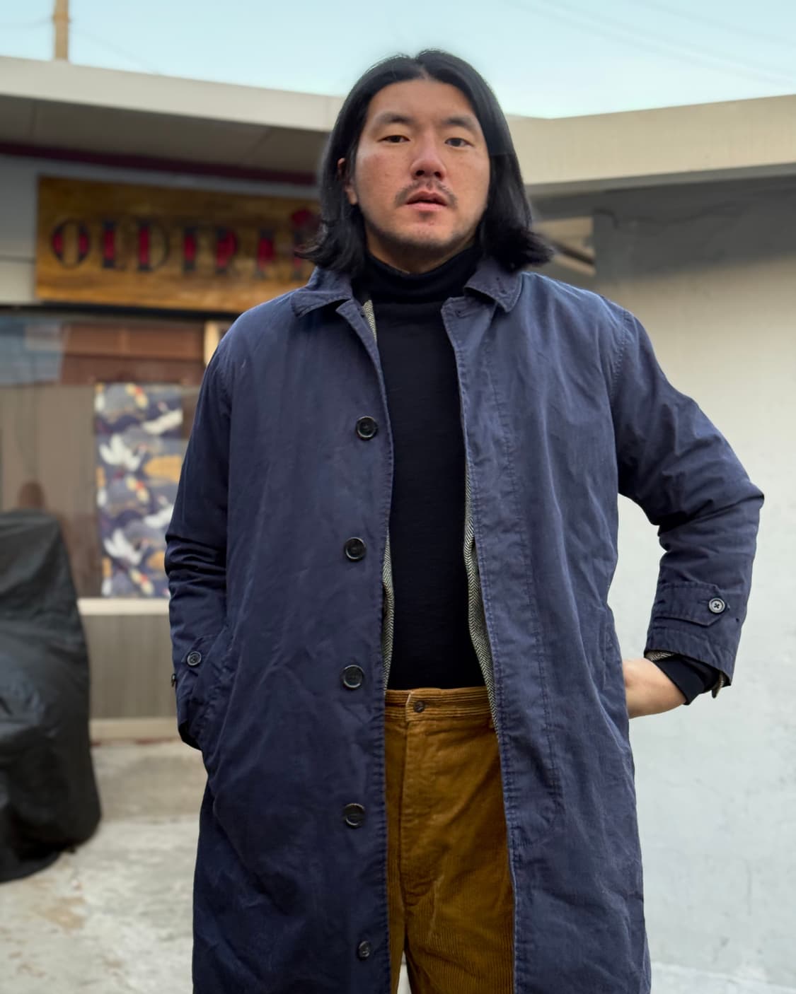 폴로 랄프로렌 트윌 코튼 유틸리티 코트 L 상품이미지8