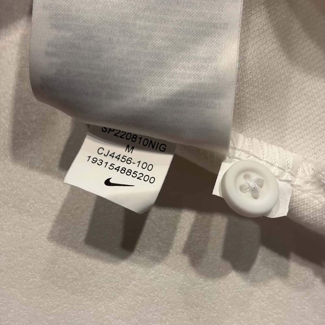 [M] 나이키 화이트 폴로 반팔 티셔츠 C660 상품이미지5