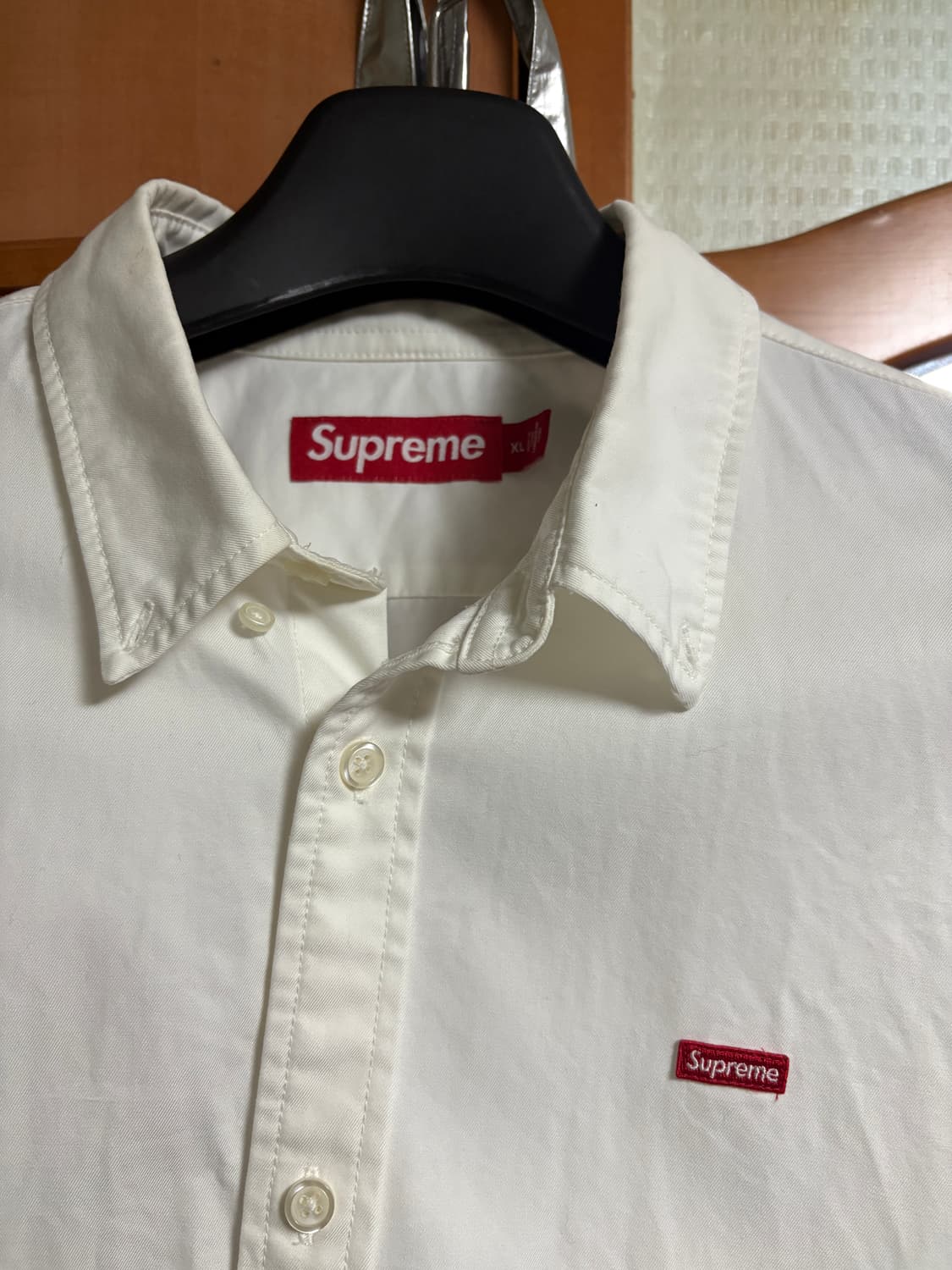 (xl)슈프림 스몰박스 셔츠 화이트 상품이미지2