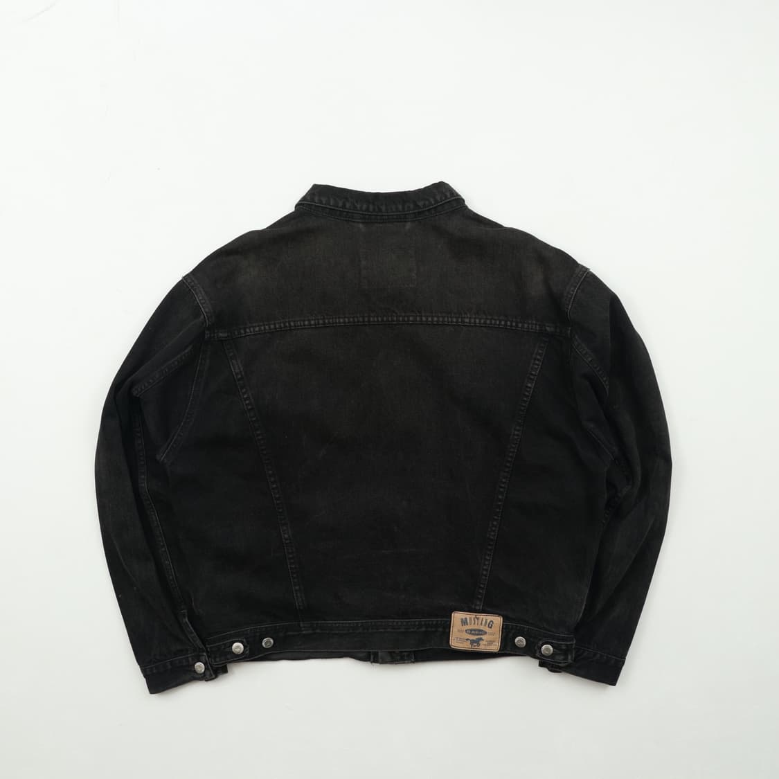 빈티지 청자켓 블랙 XL A1026 상품이미지4