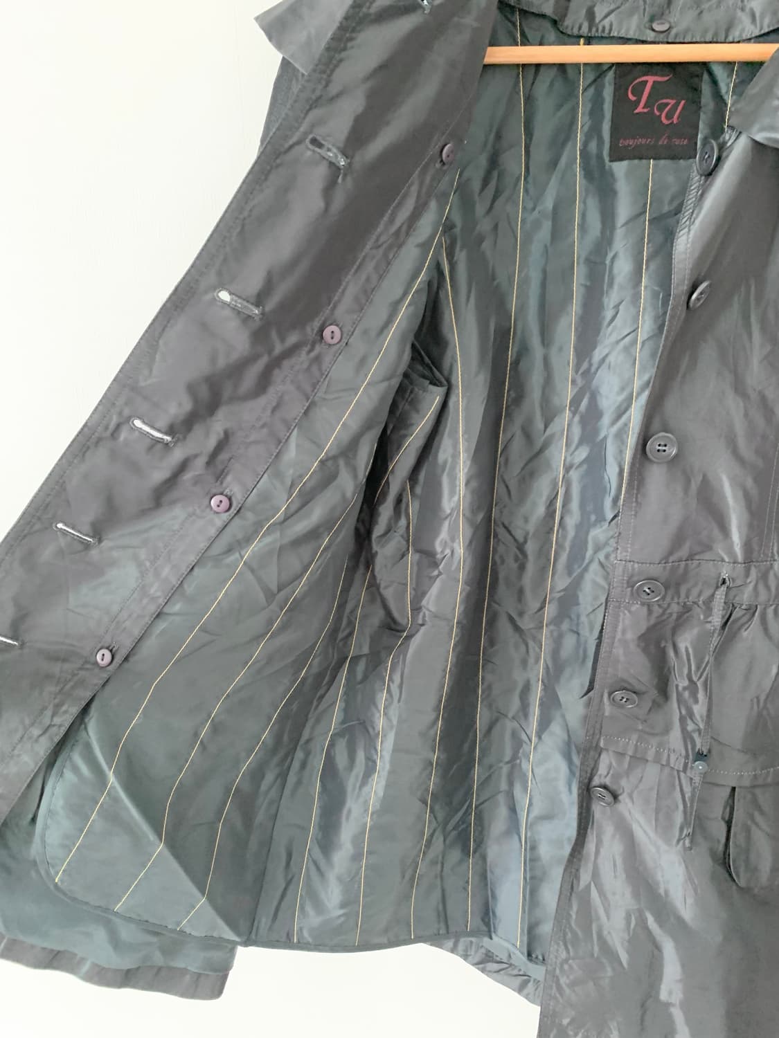 glossy trench coat 상품이미지8