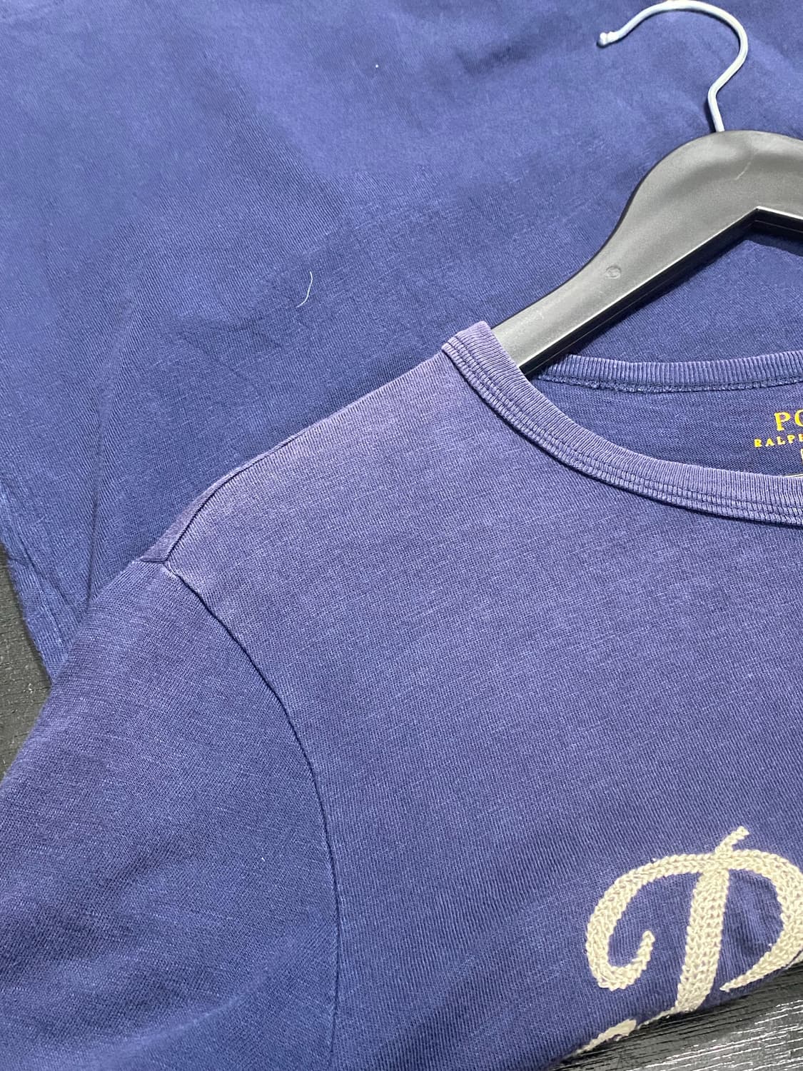 Polo Ralph Lauren 레터링 자수 반팔 티셔츠 상품이미지8