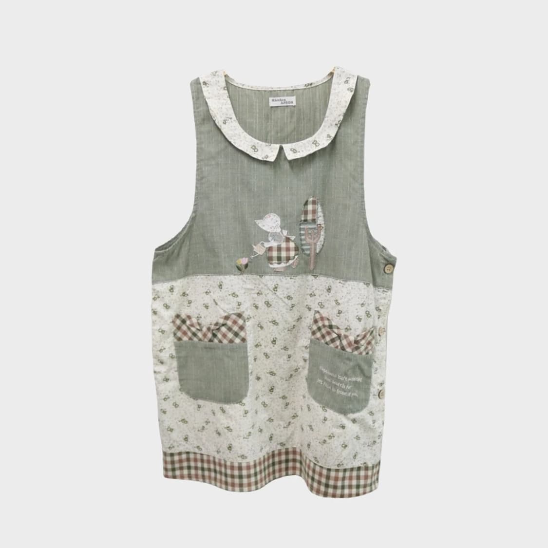 MARCHEN APRON 플라워 앞치마 61965 상품이미지1