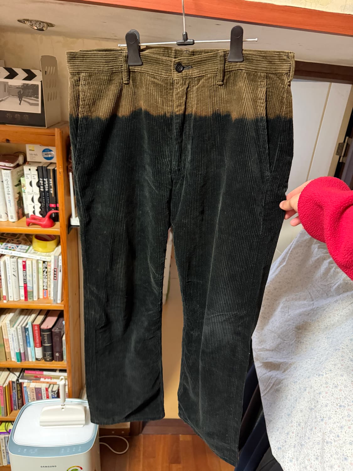 꼼데가르송 옴므플러스 에버그린 코듀로이 페이딩 팬츠 상품이미지2