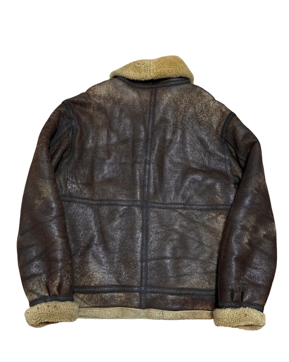 제펜 빈티지 B-3 양가죽 무스탕 자켓 상품이미지5