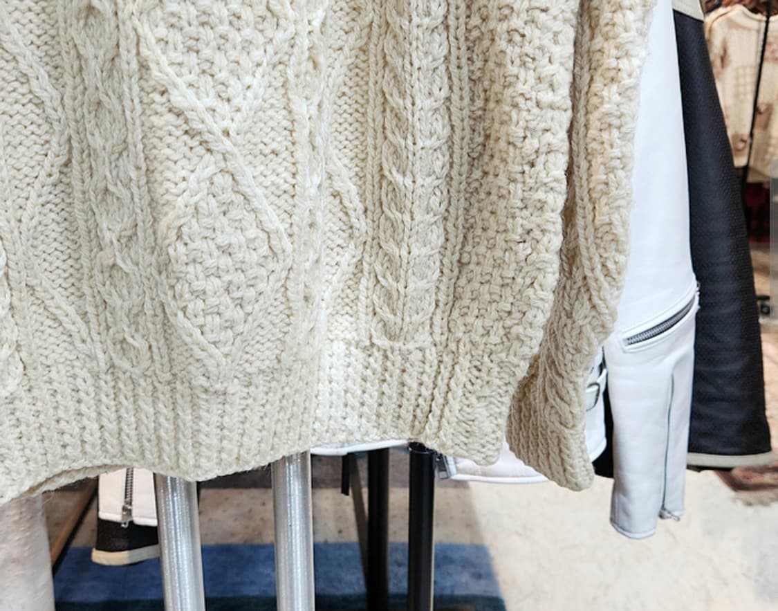 Kinvara 도톰한 아일랜드산 핸드메이드  빈티지 스웨터 상품이미지4