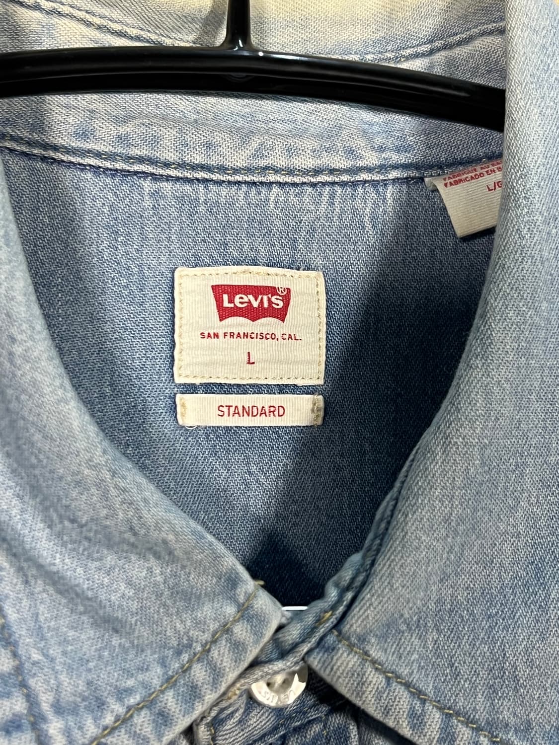 리바이스 데님 웨스턴 셔츠 처분  상품이미지3