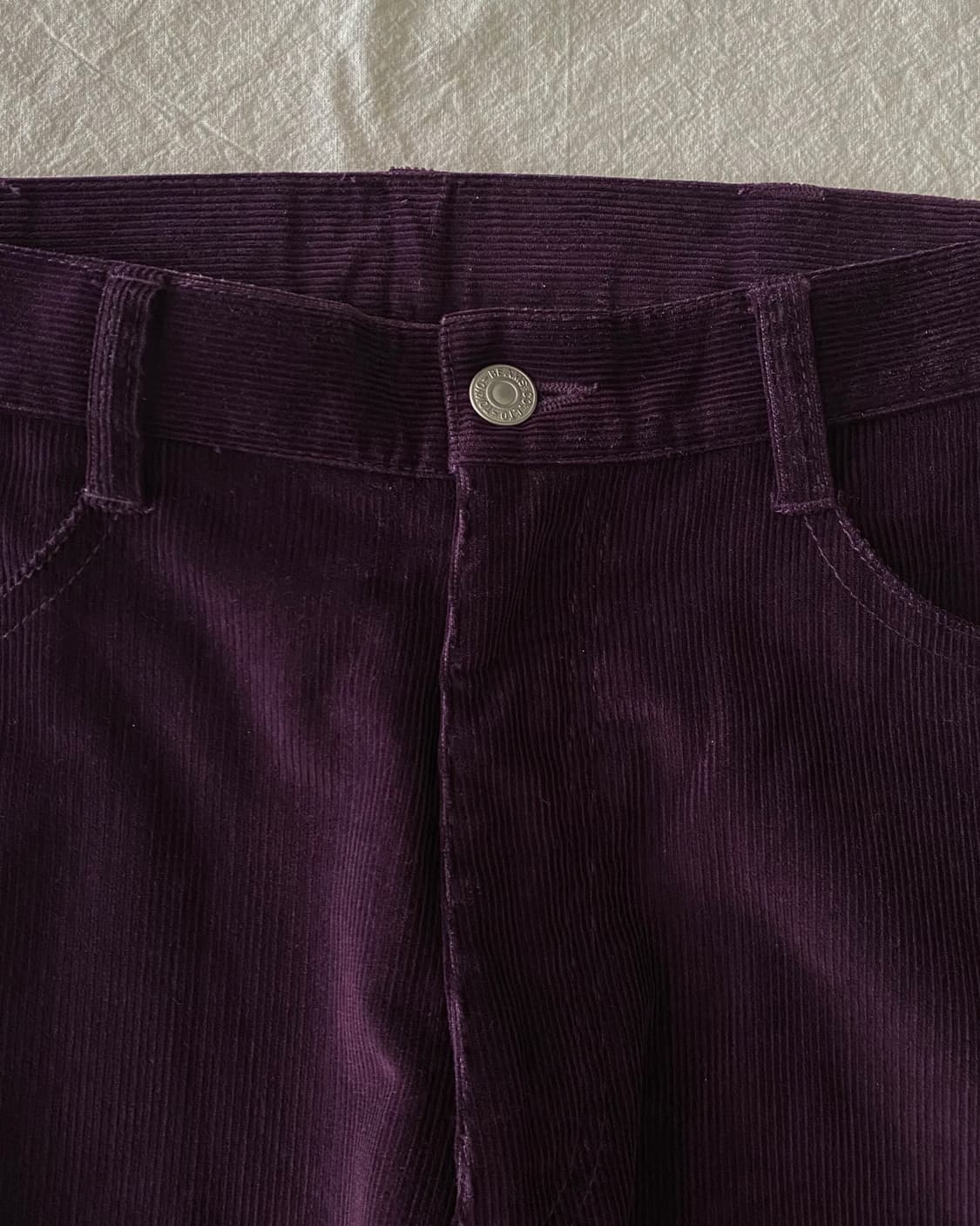 빔즈 퍼플 코듀로이 팬츠 상품이미지3