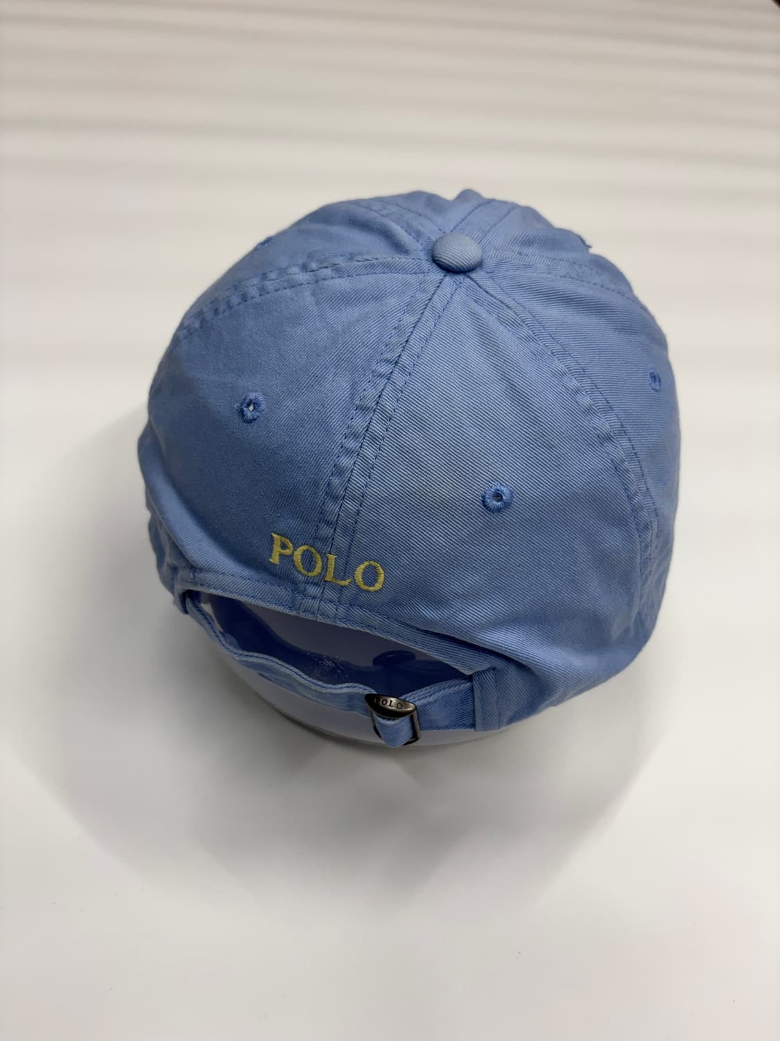 Polo 폴로 랄프로렌 스카이블루 볼캡 모자 상품이미지2