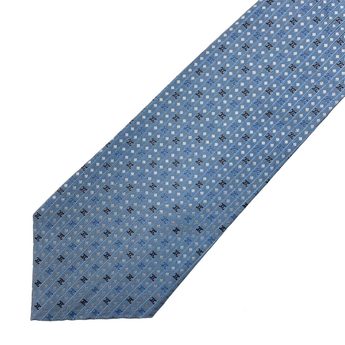 정품 명품 셀린느 넥타이 8.5cm 스카이 로고 플레이 | 후루츠패밀리