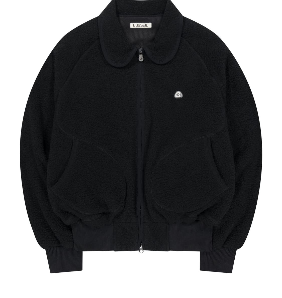 코이세이오 라운드 카라 플리스 자켓 상품이미지1