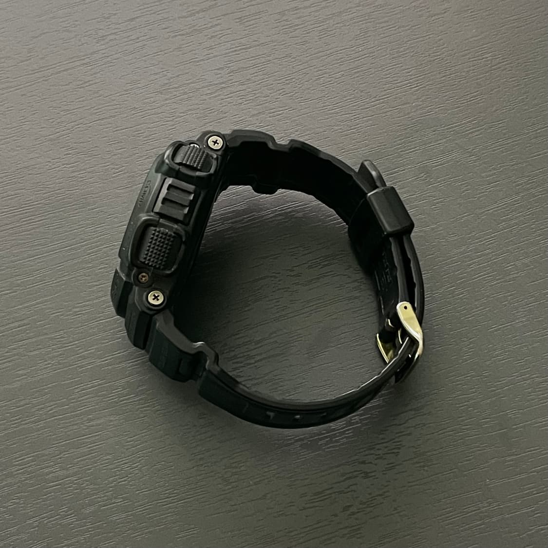 지샥 G-SHOCK 머드맨 MUDMAN 블랙 골드 금장 디지털 태양광 상품이미지5