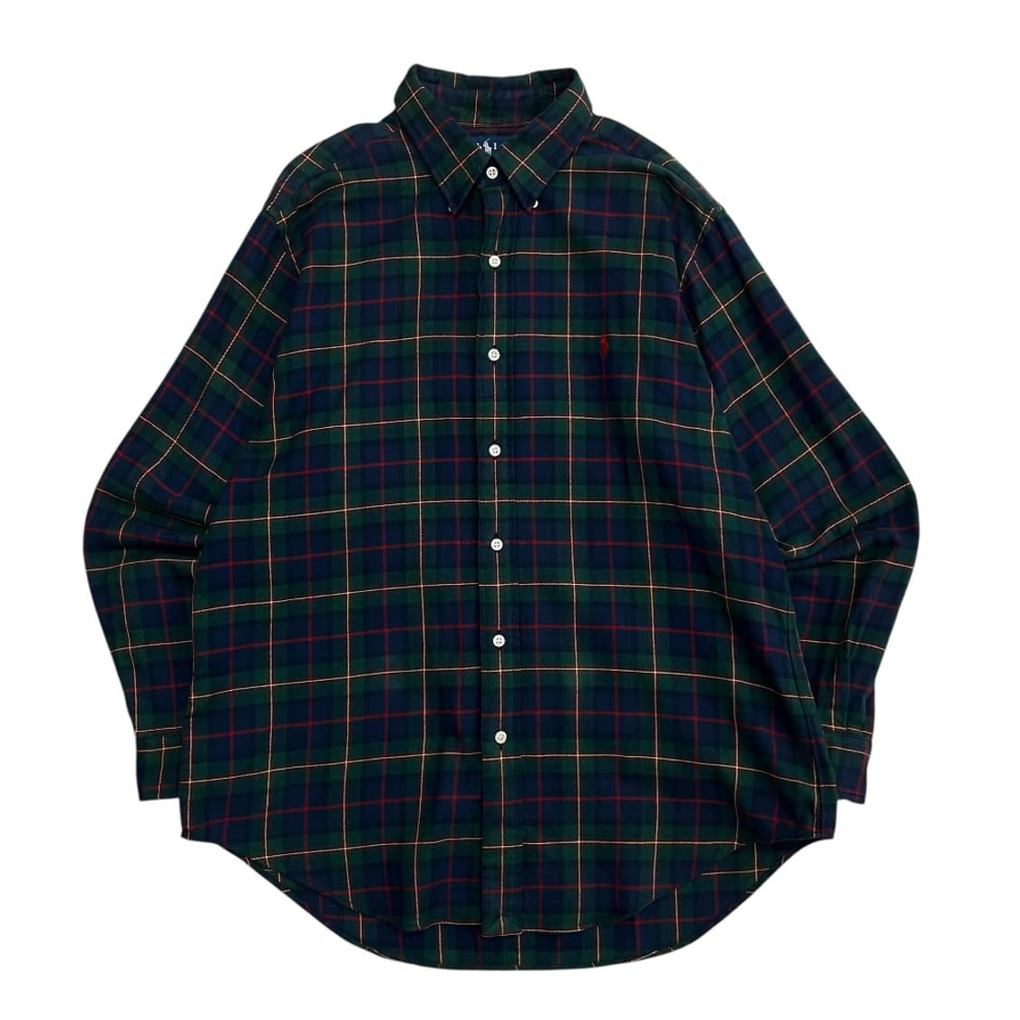 폴로 랄프로렌 레드포니 타탄체크 셔츠 L 상품이미지2