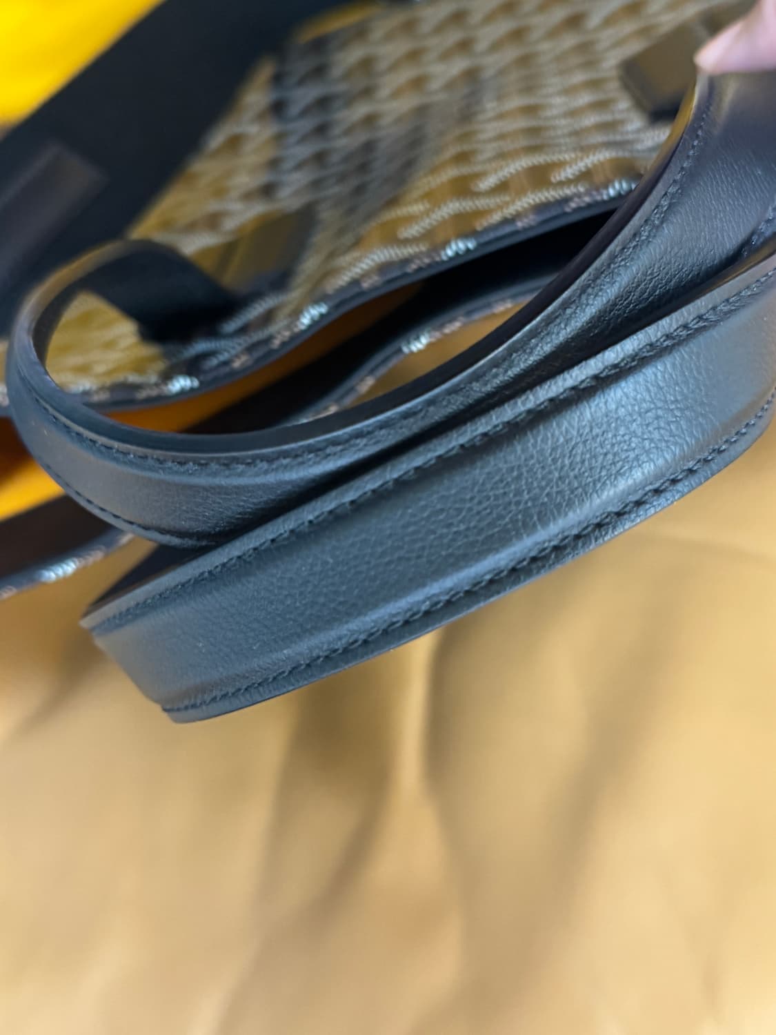 고야드 볼테르 토트백 정품 + 스트랩 정품 (더스트) 1회 착용 민트 상품이미지8