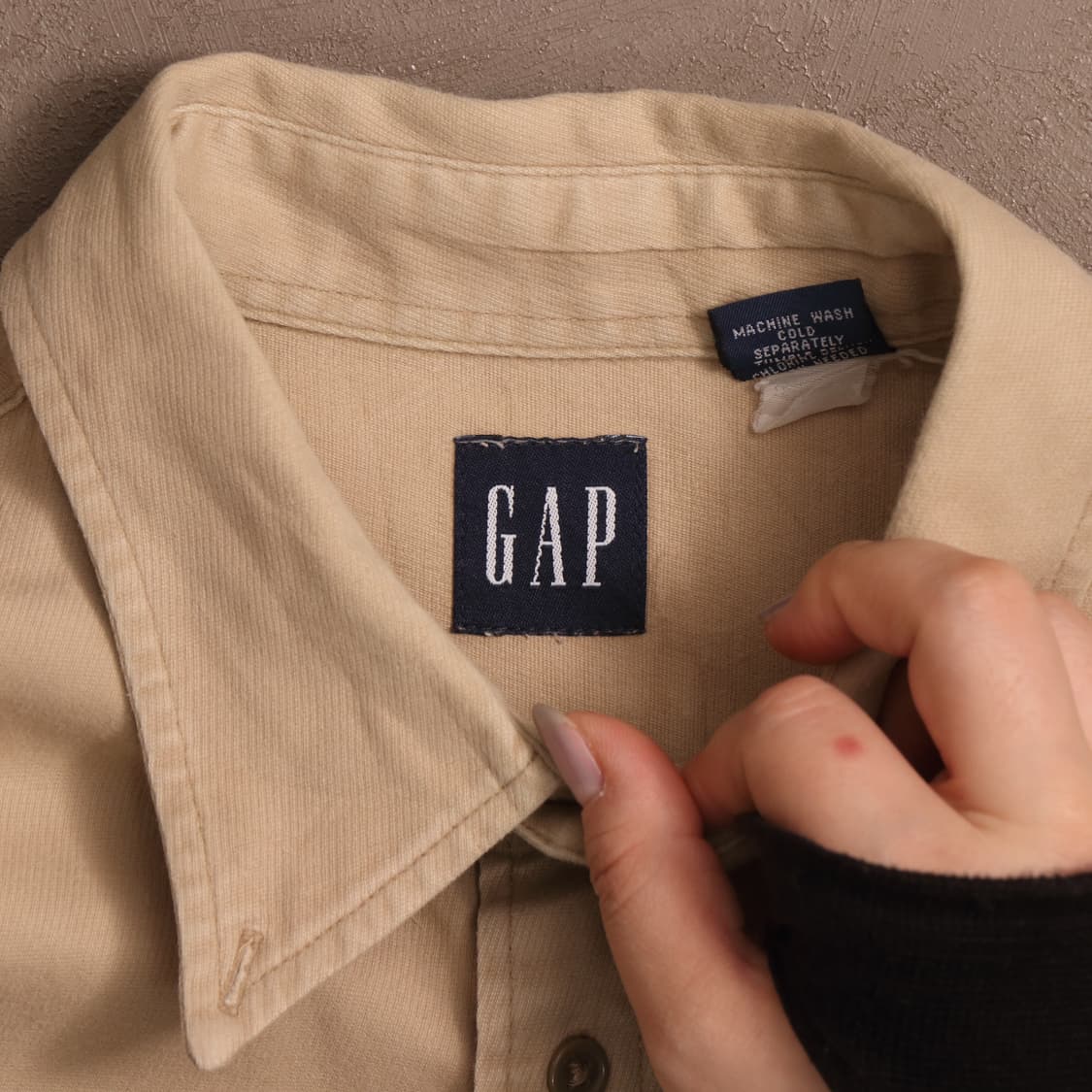 90's 갭 헤비코튼 워크셔츠 A1550 상품이미지3