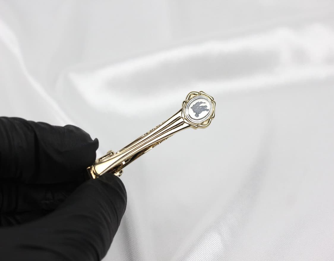 버버리 A+등급 5cm 남자 명품 넥타이핀 빈티지 상품이미지5