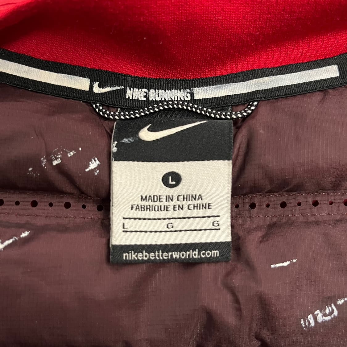 [정품/L,100] 나이키 러닝 경량패딩조끼 b18 상품이미지6