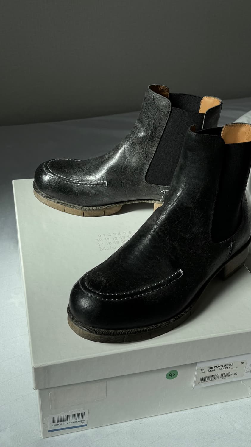 마르지엘라 크랙 가죽부츠 40사이즈 새상품 상품이미지2