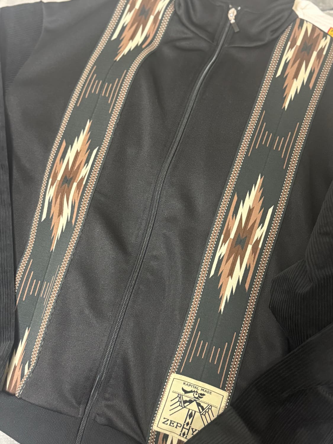 [4] 캐피탈 스무스 저지 코치 & 제피르 트랙 자켓 블랙 상품이미지2