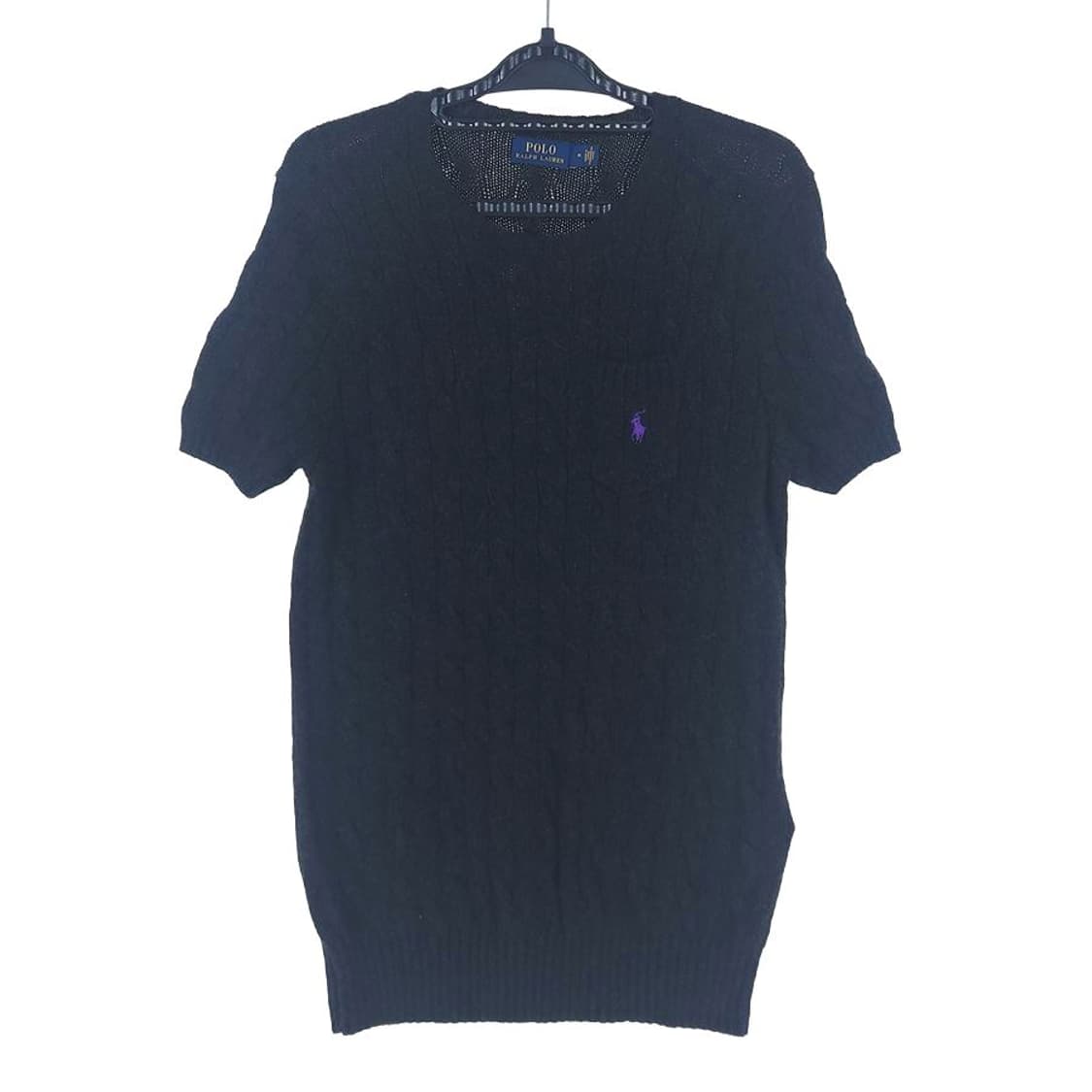 [여M]폴로랄프로렌 울캐시미어 반소매 니트[Y63-023]/레이디블루 상품이미지1