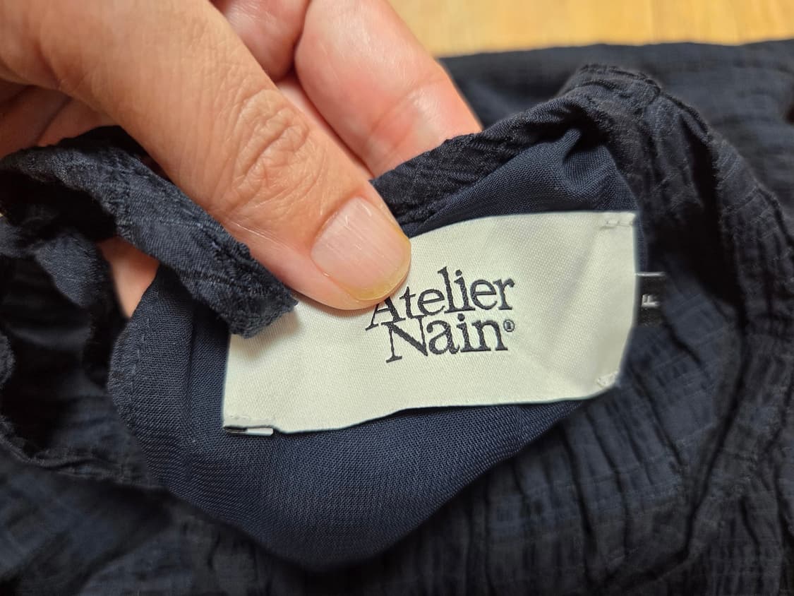 아틀리에나인(Atelier Nain) 스모킹 퍼프 원피스  새상품  상품이미지9